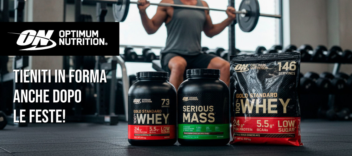 Tieniti in forma anche dopo le feste con Optimum Nutrition!