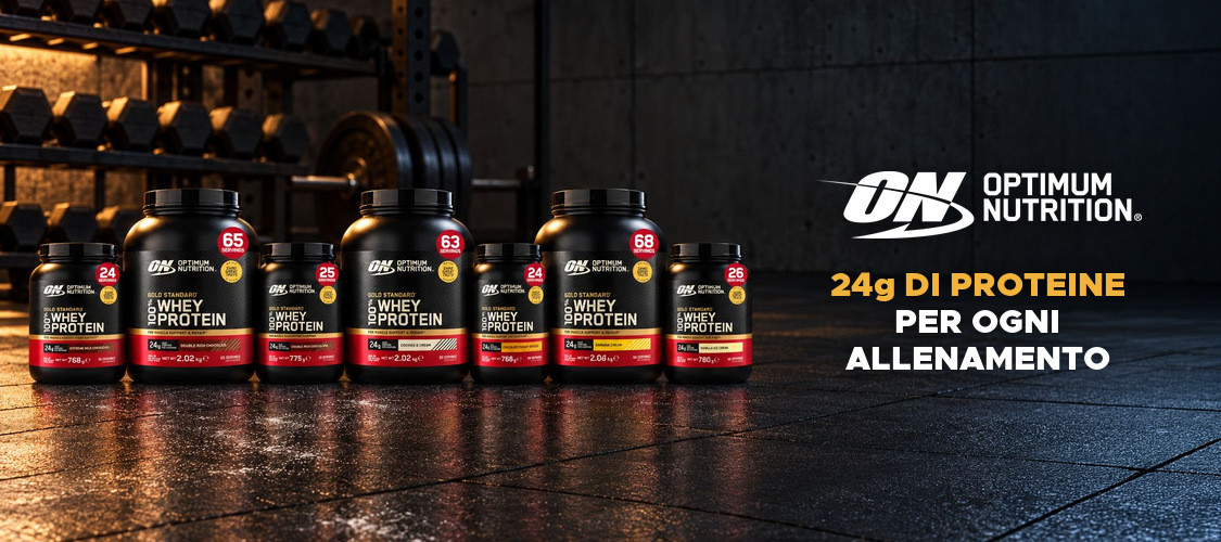 Scopri i prodotti Optimum Nutrition!