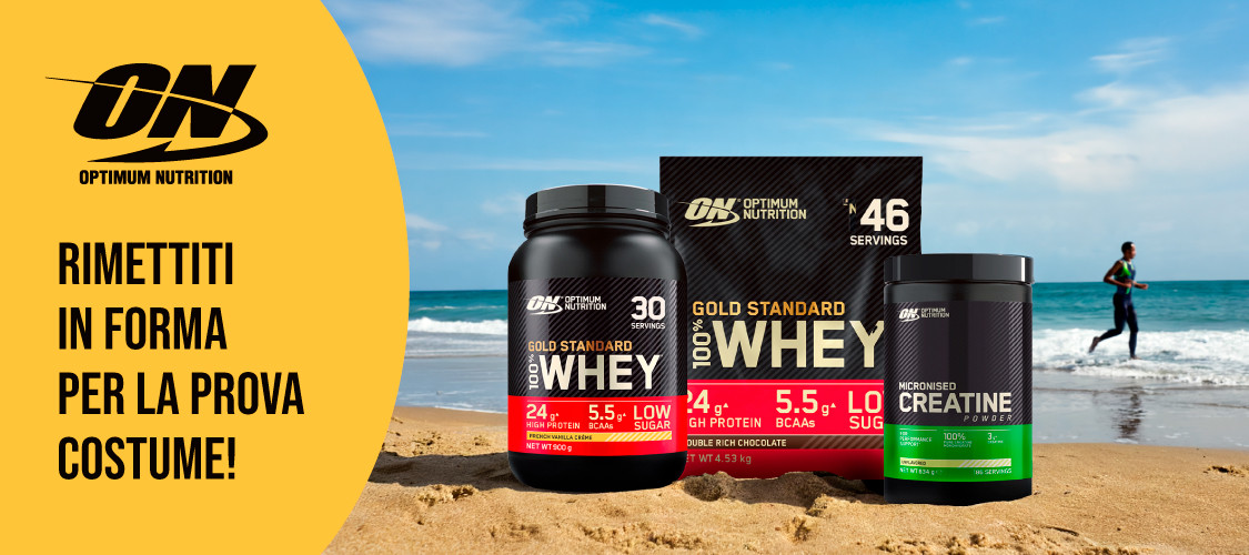 Rimettiti in forma per la prova costume con Optimum Nutrition!