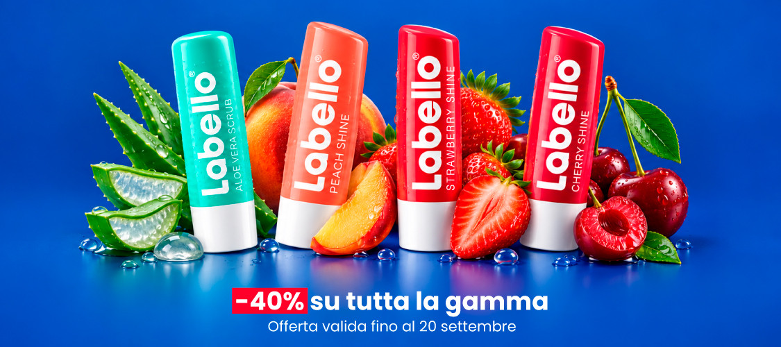 Scopri tutti i prodotti Labello!